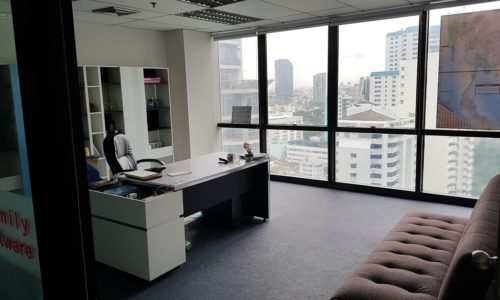 Office in Asoke for Sale with tenant in PS Tower Office Building