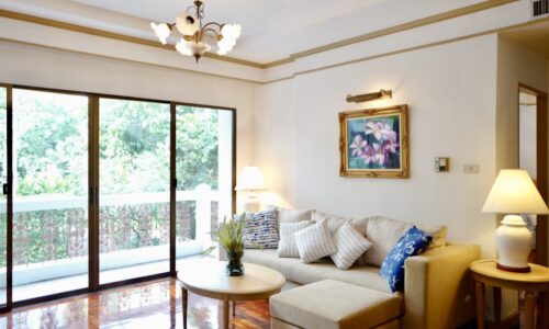 Large condo in Langsuan for rent - 2 bedroom - low floor - pet-friendly