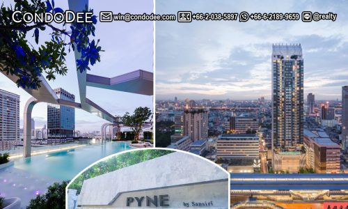 Pyne By Sansiri Ratchathewi luxury condo for sale near BTS Ratchathewi at Phetchaburi Road was completed in 2013