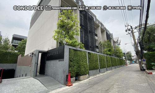 Quarter 31 luxury townhouses in Sukhumvit 31 in Bangkok were constructed in 2018.