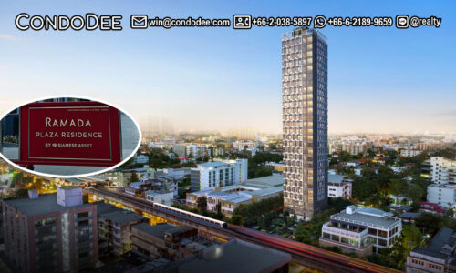 Ramada Plaza Residence Sukhumvit 48 Bangkok condo for sale with a branded management on main Sukhumvit Road near BTS On Nut was developed by Siamese Asset in 2020. It was previously known as Siamese Sukhumvit 48.