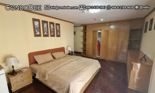 This renovated large condo on Sukhumvit 23 is available in Prestige Towers popular condominium in Asoke