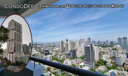 This renovated apartment in Sukhumvit Road on a high floor at The Waterford Diamond Tower is available now for sale