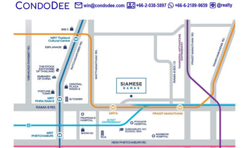 Siamese Rama 9 - Landmark@MRTAStation - Cassia Rama 9 is an off-plan Bangkok condo for sale with branded hotel management