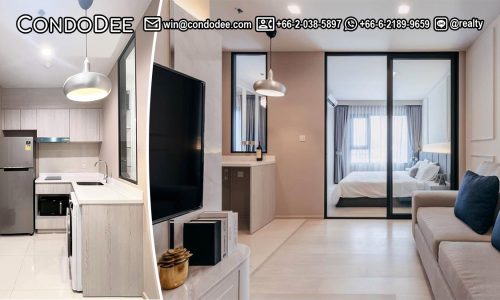 This small condo is like new and is located on Wireless Road. It's now available for sale in a popular Life One Wireless condominium in Bangkok CBD