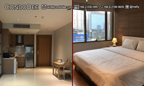 This Sukhumvit 24 property is available now in The Emporio Place condominium in Phrom Phong