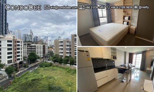 This Sukhumvit apartment with 1 bedroom is available in Bangkok at Mirage Sukhumvit 27 condominium near BTS Asoke in Bangkok CBD
