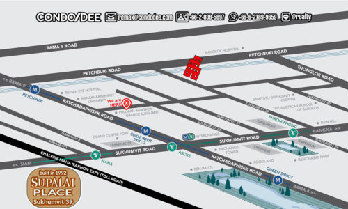 Supalai Place Sukhumvit 39 condo sale map