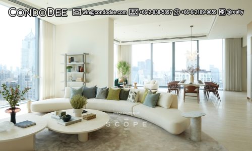 This Super-luxury penthouse is available now in Langsuan near BTS Chidlom in Bangkok CBD
