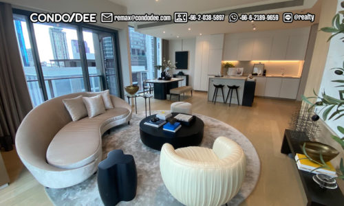 This super-luxury 2-bedroom condo in Thonglor is a new property available in The Strand Thonglor condominium on Sukhumvit 55 and 57