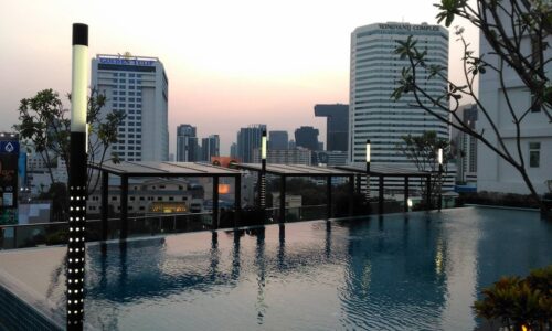 1-Bedroom Condo Rent in Rama 9 in TC Green on High-Floor