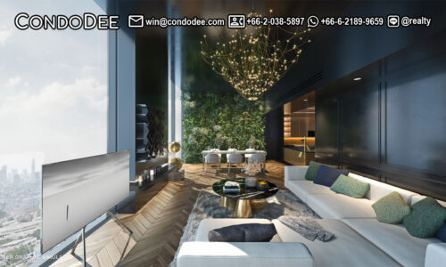 Tait Sathorn 12 or Tait 12 is a luxury condo for sale in Bangkok CBD that was built by Raimon Land and Tokyo Tatemono joint venture and is planned to open in Q3 2023