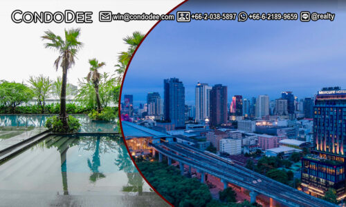 The Address Asoke Condominium near MRT Phetchaburi and Makkasan Airport Rail Link