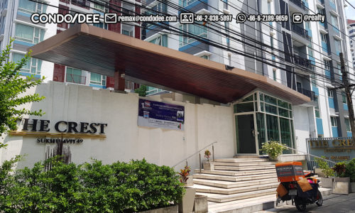 The Crest Sukhumvit 49 condo for sale in Bangkok near BTS Thong Lo was built by SC Asset PCL and completed in 2014.