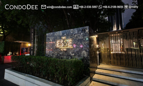 The Esse Asoke Luxury Condo Sale Bangkok night