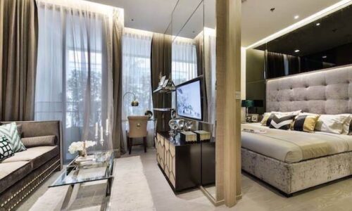 Luxury 1 bedroom condo for sale in Asoke - mid floor - The Esse Asoke