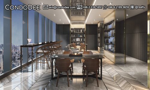 The Esse at Singha Complex Phetchaburi is a Bangkok luxury condo for sale that was built in 20220 by Singha Estate