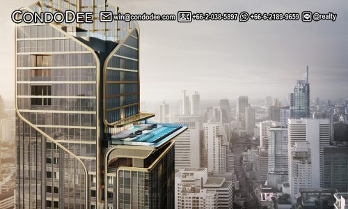 The Esse at Singha Complex Phetchaburi is a Bangkok luxury condo for sale that was built in 20220 by Singha Estate