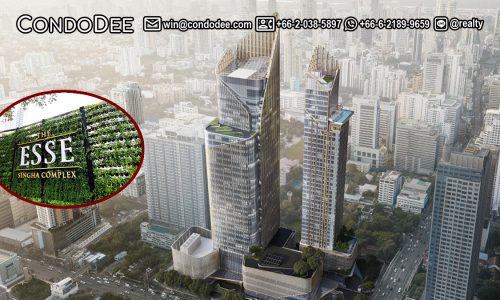 The Esse at Singha Complex condo for sale in Asoke is a luxury real estate in Asoke that was built in 202o by Singha Estate.