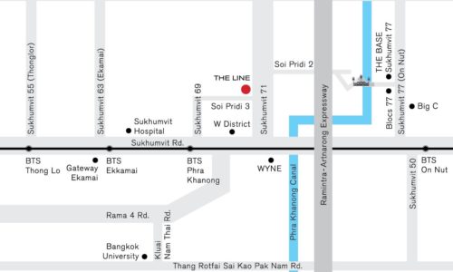 The Line Sukhumvit 71 condominium near BTS Phra Khanong