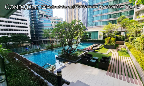The Parkland Grand Asoke Phetchaburi condo sale pool