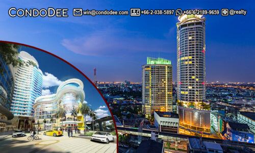 Sky Walk Bangkok Condominium on Sukhumvit Road Near BTS Phra Khanong