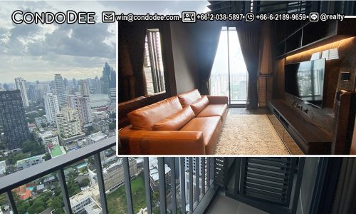 This top-floor condo on Sukhumvit 23 is available now in the Edge luxury condominium that was built by Sansiri PCL in Bangkok CBD
