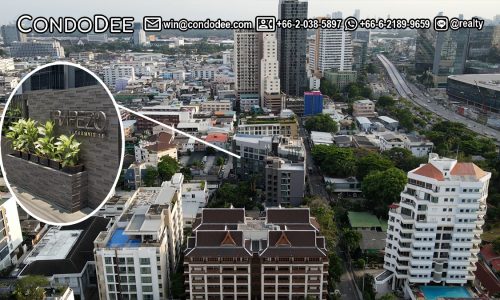 Trapezo Sukhumvit 16 Asoke is a condo for sale in Bangkok CBD near MRT Queen Sirikit and Benjakitti Park was built in 2014