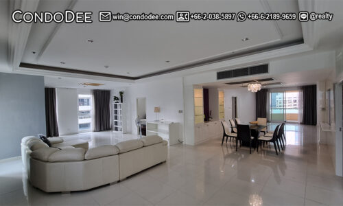 This unique large condo on Sukhumvit 11 is an apartment with 4 bedrooms and a private lift at Sukhumvit City Resort near BTS Nana