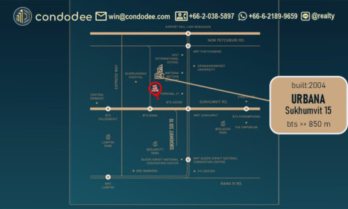 Urbana Sukhumvit 15 spacious condo near BTS Asoke | คอนโด กว้าง ออร์บาน่า สุขุมวิท 15 ใกล้ BTS อโศก