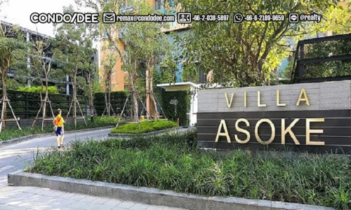 Villa Asoke Condominium Near MRT Phetchaburi and Airport Rail Link Makkasan