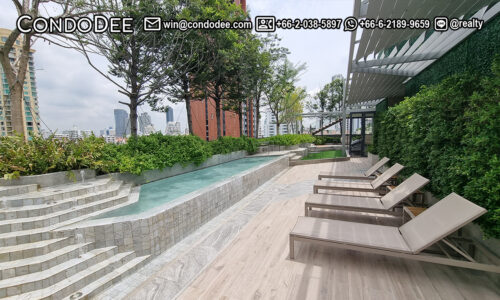 Walden Asoke Sukhumvit 23 luxury condo for sale in Bangkok central business district was built in 2022 by Habitat Group