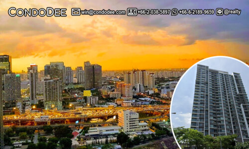 Aspire Rama 9 Bangkok condo for sale near Rama 9 MRT was built by AP (Thai) PCL in 2014