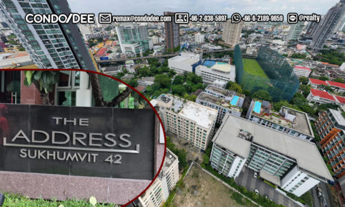 The Address Sukhumvit 42 Bngkok Condominium Near BTS Ekkamai