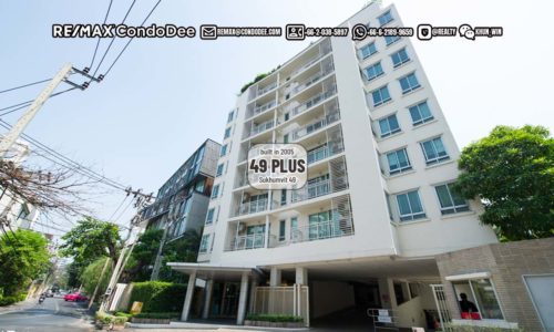 Plus 49 low-rise Bangkok condo for sale on Sukhumvit 49 near Samitivej Hospital was built in 2005.