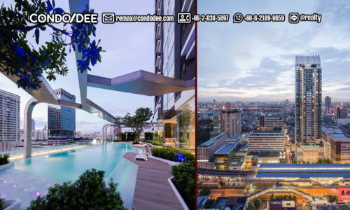 Pyne by Sansiri Luxury Bangkok Condominium Near BTS Ratchathewi at Phetchaburi Road