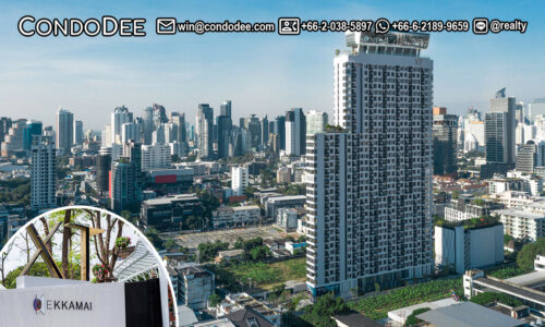 XT Ekkamai Sukhumvit 63 is a new condo for sale in Bangkok with luxury facilities that was built in 2020 by Sansiri PCL