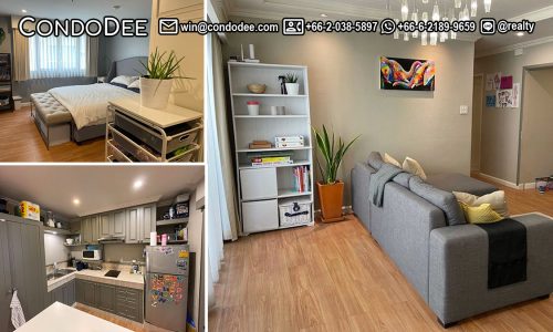 This well-maintained 3-bedroom apartment is available now in the Top View Tower condominium on Sukhumvit 59 near BTS Thonglor in Bangkok CBD