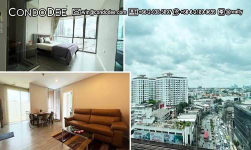 This well-maintained condo near BTS Phra Khanong is available now in the luxury The Room Sukhumvit 69 condominium on Sukhumvit Road in Bangkok CBD