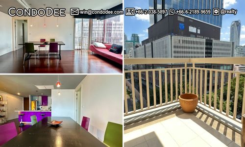 This well-maintained pet-friendly condo is available now for sale at a very good price in a popular Manhattan Chidlom condominium in Ratchathewi in Bangkok CBD
