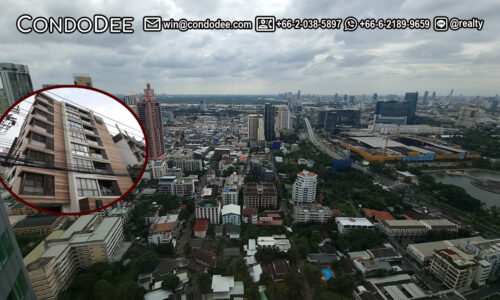 XVI The Sixteenth Sukhumvit 16 Asoke is a condo for sale in Bangkok near MRT Queen Sirikit that was built in 2011.