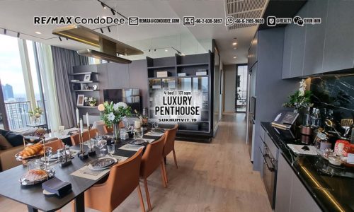 New Luxury Bangkok Penthouse - 3-Bedroom - FOREIGN QUOTA - Amazing View - Noble Be 19 Condominium Near BTS Asoke