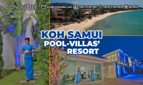 This Samui pool-villa resort with a unique hospitality investment opportunity is available now for serious inquiry.