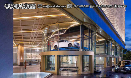 The Residences at Mandarin Oriental condo for sale is a super-luxury real estate near ICONSIAM in Bangkok riverside built in 2019 by Magnolia Quality Development Corporation Limited and comprises a single building with 146 units on 52 floors