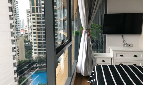Flat 2 bedroom for rent in Prompong - mid-floor - The Lumpini 24