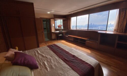 Large Bangkok apartment with 2 living rooms - river view - high floor - President Park Sukhumvit 24