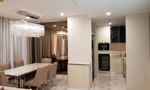 Duplex apartment for rent near Ploenchit BTS - 3-bedroom - high-floor - Noble Ploenchit