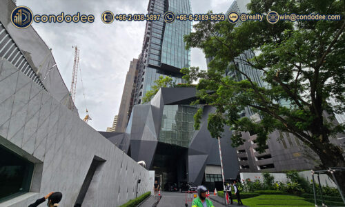 Marque Sukhumvit luxury condo exterior in Phrom Phong Bangkok | มาร์ค สุขุมวิท คอนโดหรู พร้อมพงษ์