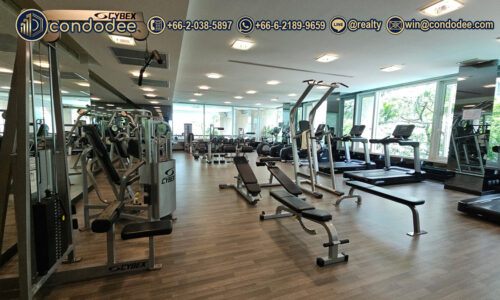 gym in The Park Chidlom luxury condo for sale in Bangkok near BTS | คอนโดหรู เดอะ พาร์ค ชิดลม ขาย ใกล้ BTS กรุงเทพ