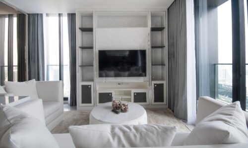 Duplex condo for rent near Ploenchit BTS - 3-bedroom - high-floor - Noble Ploenchit